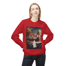 Mighty Taco Buffalo Ghost Crewneck Sweatshirt, Cozy Fall Fashion, Halloween Apparel, Spooky Gift, Unisex Casual Wear