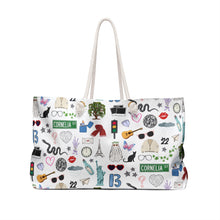 I'll Be Yours for the Weekend Taylor Swift Patterned Weekender Bag