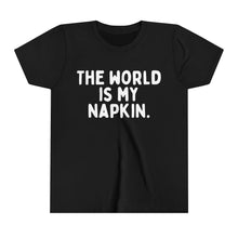 The World is My Napkin Youth Short Sleeve Tee