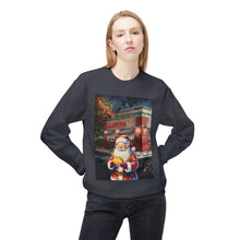 Santa at Mighty Taco Cozy Unisex Christmas Crewneck Sweatshirt