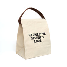My Digestive System is a Hoe Canvas Lunch Bag With Strap