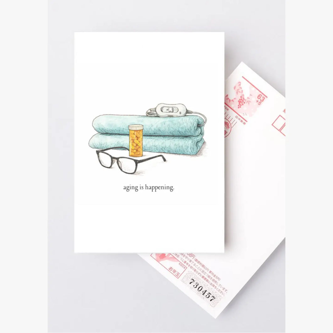 Aging is Happening Birthday Card