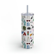 Swiftie Patterned Skinny Matte Straw Tumbler, 20oz