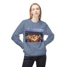 Santa at the Bills Game Cozy Unisex Christmas Crewneck Sweatshirt