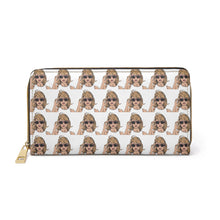 Taylor Swift Patterned Full Zipper Faux Leather Wallet