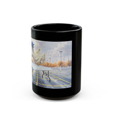 Funny Buffalo Ghost Mug- Table Smash- Funny Halloween Mug, Spooky Season Buffalo NY Mug- Buffalo Food Gifts for Buffalonians and Bills Fans