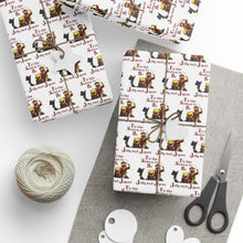Bob Cratchit and Tiny Tim Muppet Christmas Carol Printed Wrapping Paper