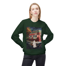 Mighty Taco Buffalo Ghost Crewneck Sweatshirt, Cozy Fall Fashion, Halloween Apparel, Spooky Gift, Unisex Casual Wear