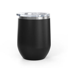 Buffalo Stitched Patch Look Wine Tumbler 12oz Insulated Travel Cup