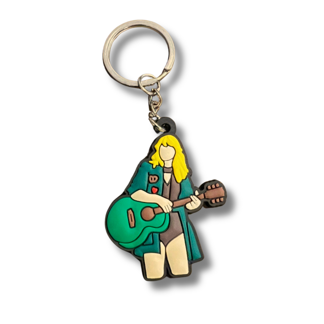 Silicone Keychain- Taylor Swift Acoustic Set