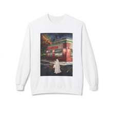 Mighty Taco Buffalo Ghost Crewneck Sweatshirt, Cozy Fall Fashion, Halloween Apparel, Spooky Gift, Unisex Casual Wear