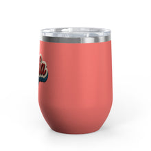 Buffalo Bills Mafia Stitched Patch Look Wine Tumbler 12oz Insulated Travel Cup