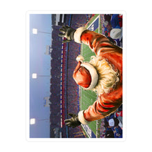 Santa Cheering at the Bills's Game Waterproof Sticker