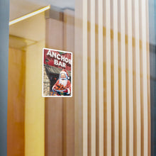 Santa with Wings at the Anchor Bar Waterproof Sticker