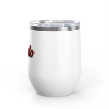 Buffalo Stitched Patch Look Wine Tumbler 12oz Insulated Travel Cup