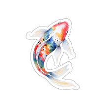 Rainbow Koi Fish Waterproof Sticker