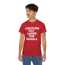 Childless Cat Ladies for Kamala Harris Unisex Ultra Soft Cotton Tee