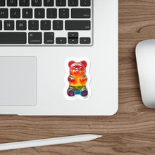 Rainbow Gummy Bear Waterproof Sticker