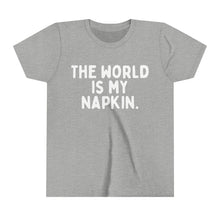 The World is My Napkin Youth Short Sleeve Tee