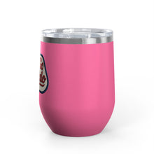 Buffalo Bills Stitched Patch Look Wine Tumbler 12oz Insulated Travel Cup for Wine Lovers, Buffalonians, Bills Fans and Bills Mafia