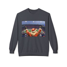 Santa at the Bills Game Cozy Unisex Christmas Crewneck Sweatshirt