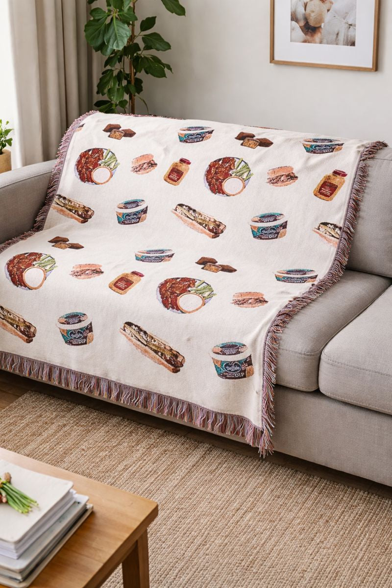 Buffalo Foods Woven Blanket