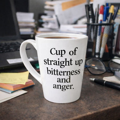Cup of Straight Up Bitterness and Anger Mug