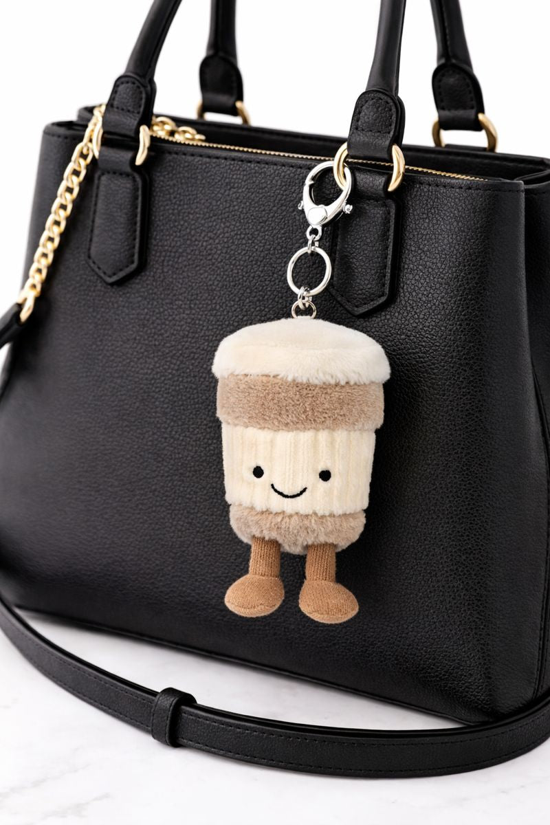 Plush Purse Charms- Coffee to Go