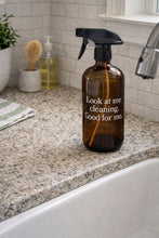 Look at Me Cleaning, Good for Me Amber Glass Spray Bottle