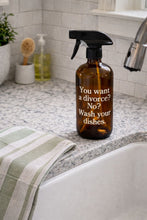 Want a Divorce? Amber Glass Spray Bottle