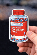 Rapid Release the Epstein Files Waterproof Sticker