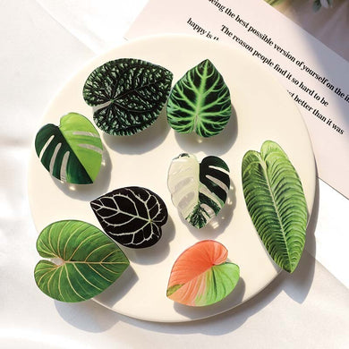 Green Leaf Phone Grip and Stand- Choose Your Style