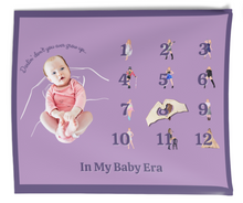 Taylor Swift In My Baby Era Baby Monthly Milestone Photo Prop Tapestry with Birch Heart Hands Monthly Marker