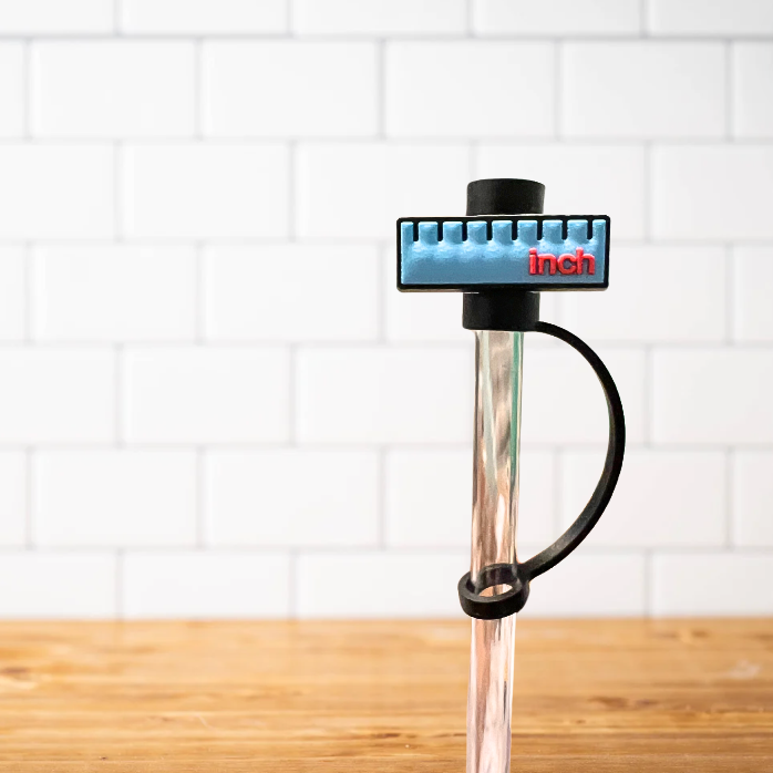 Buff Overlay Ruler Silicone Straw Topper- Ruler – Buffalovely