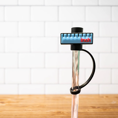 Silicone Straw Topper- Ruler