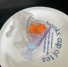 Coffee to Go Acetate Hair Claw Clip Goldfish- Two Styles