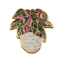Pink Princess Philodendron Enamel Pin