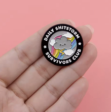 Daily Shitstorm Survivors Club Enamel Pin