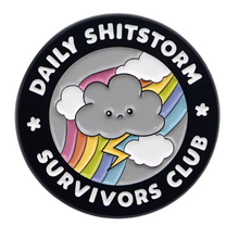 Daily Shitstorm Survivors Club Enamel Pin