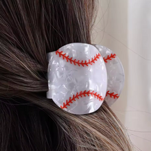 Play Ball Acetate Hair Clips- Choose Your Sport