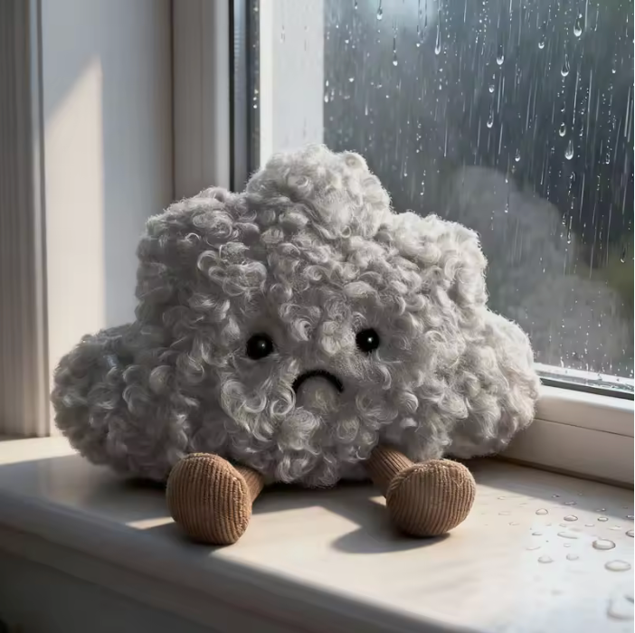Cuddly Plush- Bummer the Raincloud
