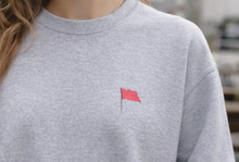 Red Flag, Red Flag, Red Flag Embroidered Unisex Heavy Blend Crewneck Sweatshirt