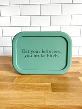 Eat Your Leftovers Silicone Bento Box- Choose from Four Colors