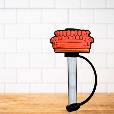 Silicone Straw Topper- Central Perk Couch