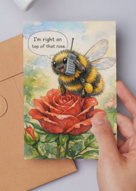 I'm Right On Top of That, Rose! Greeting Card
