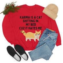 Karma is a Cat Unisex Crewneck Sweatshirt