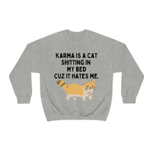 Karma is a Cat Unisex Crewneck Sweatshirt