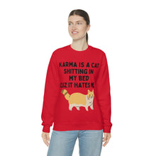 Karma is a Cat Unisex Crewneck Sweatshirt