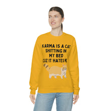 Karma is a Cat Unisex Crewneck Sweatshirt