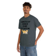 Karma is a Cat Unisex Heavy Cotton Tee